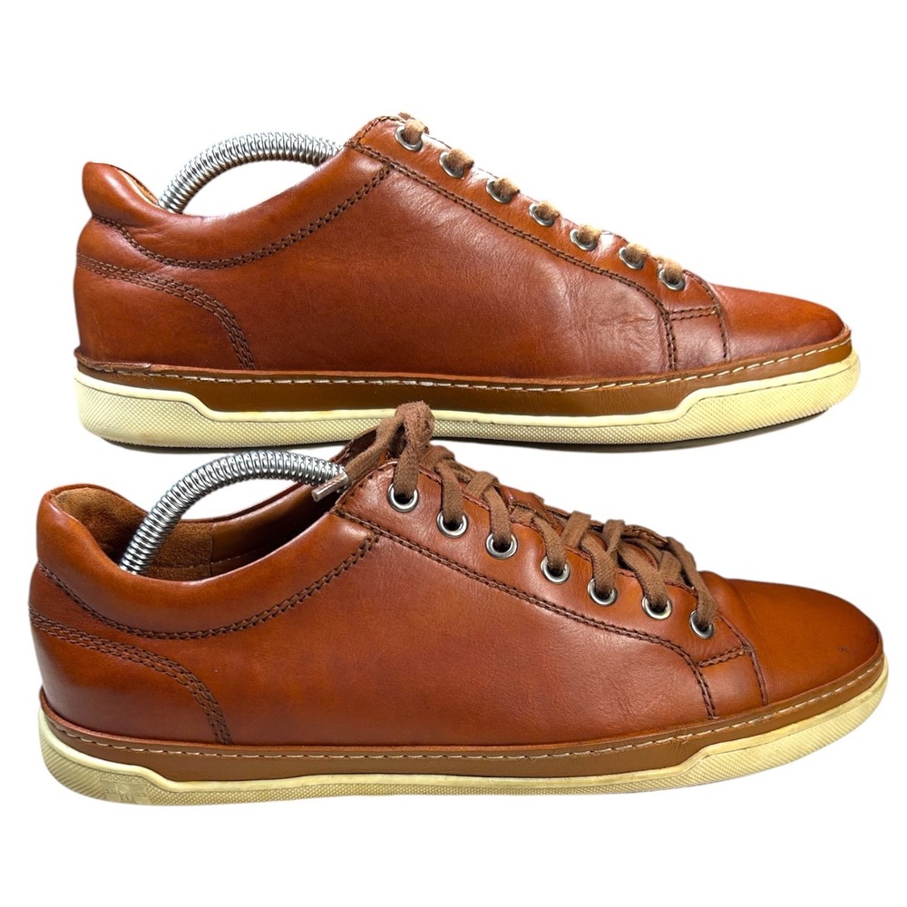 Allen Edmonds Porter City Derby Sneaker Mens 8.5 Walnut Leather Lace Up 2664